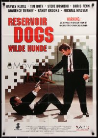 8r463 RESERVOIR DOGS/UNIVERSAL SOLDIER 2-sided video German 1990s Keitel and Buscemi, Damme!