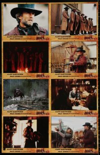 8r071 PALE RIDER #2 German LC poster 1985 completely different images of cowboy Clint Eastwood!