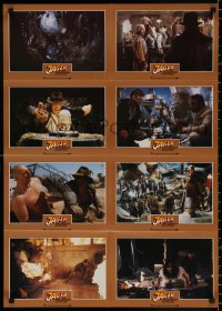 8r073 RAIDERS OF THE LOST ARK #2 German LC poster 1981 different images of Harrison Ford & Allen!