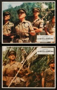 8r050 BRIDGE ON THE RIVER KWAI 8 style A French LCs R1970s William Holden, Alec Guinness, Lean!