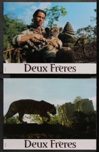 8r052 TWO BROTHERS 8 French LCs 2004 Jean-Jacques Annaud's Deux Freres, cool tigers!