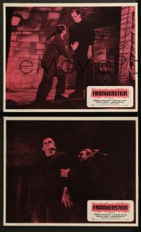 8r020 FRANKENSTEIN 8 Mexican LCs R1970s great images of Boris Karloff as the monster!