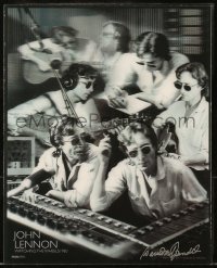 8s043 JOHN LENNON commercial lenticular 8x10 card 2010 studio montage, Watching the Wheels 1980!