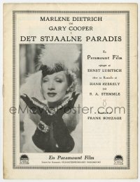 8s135 DESIRE Danish program 1936 sexy jewel thief Marlene Dietrich & Gary Cooper, different images!