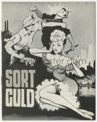 8s173 PITTSBURGH Danish program R1950s different art of John Wayne & sexy Marlene Dietrich!