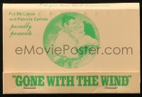 8s040 GONE WITH THE WIND matchbook R1980 special benefit showing at the Orpheum in Memphis!
