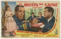 8s208 CAINE MUTINY horizontal Spanish herald 1954 Humphrey Bogart, Jose Ferrer, Johnson & MacMurray!
