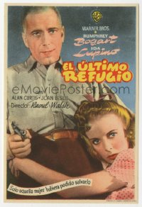 8s240 HIGH SIERRA Spanish herald 1947 Humphrey Bogart as Mad Dog Killer Roy Earle, sexy Ida Lupino!