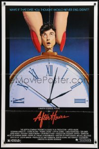 8t021 AFTER HOURS style B 1sh 1985 Martin Scorsese, Rosanna Arquette, great art by Mattelson!