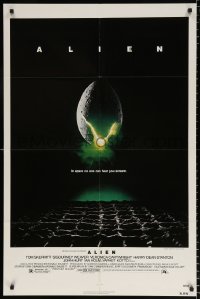 8t026 ALIEN NSS style 1sh 1979 Ridley Scott outer space sci-fi monster classic, cool egg image!