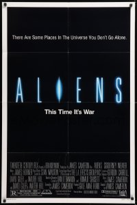 8t027 ALIENS 1sh 1986 there are some places in the universe you don't go alone, this time it's war!