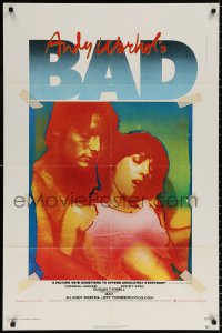 8t038 ANDY WARHOL'S BAD 1sh 1977 Carroll Baker & King, sexploitation comedy!