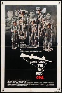 8t083 BIG RED ONE 1sh 1980 directed by Samuel Fuller, Lee Marvin, Hamill in WWII, different!
