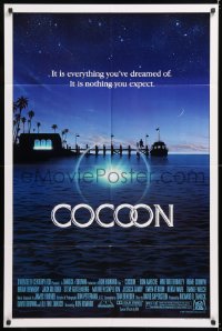 8t170 COCOON 1sh 1985 Ron Howard classic sci-fi, great artwork by John Alvin!