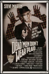 8t204 DEAD MEN DON'T WEAR PLAID 1sh 1982 Steve Martin will blow your lips off if you don't laugh!