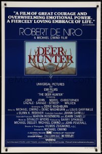 8t217 DEER HUNTER 1sh 1978 directed by Michael Cimino, Robert De Niro, Christopher Walken!