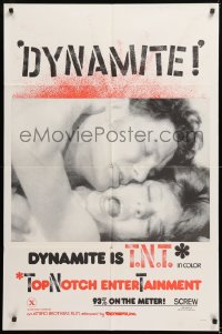 8t257 DYNAMITE 1sh 1972 John and Lem Amero, Dee Brown, Dynamite is Top Notch Entertainment!