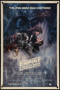 8t268 EMPIRE STRIKES BACK NSS style 1sh 1980 classic Gone With The Wind style art by Roger Kastel!