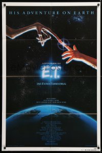 8t259 E.T. THE EXTRA TERRESTRIAL NSS style 1sh 1982 Steven Spielberg classic, John Alvin art!