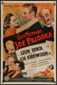 8t343 GENTLEMAN JOE PALOOKA 1sh 1946 Joe Kirkwood Jr, Ham Fisher art, boxing comedy!