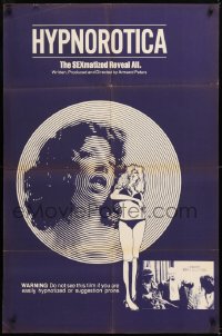 8t434 HYPNOROTICA 1sh 1973 do not see this film if you easily hypnotized or suggestion prone!