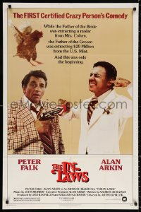 8t447 IN-LAWS 1sh 1979 classic Peter Falk & Alan Arkin screwball comedy!