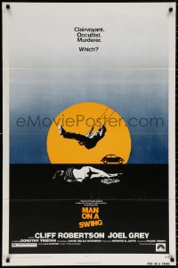 8t551 MAN ON A SWING 1sh 1974 Cliff Robertson, Frank Perry, clairvoyant, occultist, murderer!