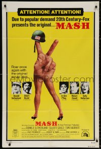 8t568 MASH 1sh R1973 Elliott Gould, Korean War classic directed by Robert Altman!