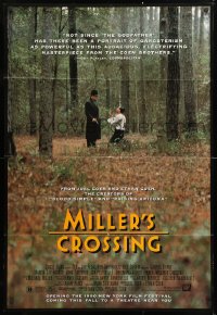 8t584 MILLER'S CROSSING advance DS 1sh 1990 Coen Brothers, Gabriel Byrne, John Turturro