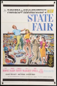 8t830 STATE FAIR 1sh 1962 Pat Boone, Ann-Margret, Rodgers & Hammerstein musical!