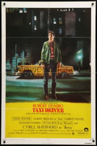 8t875 TAXI DRIVER 1sh 1976 classic Peellaert art of Robert De Niro, directed by Martin Scorsese!