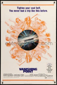 8t942 VANISHING POINT 1sh 1971 car chase cult classic, you never had a trip like this before!