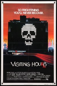 8t948 VISITING HOURS revised 1sh 1982 so frightening you'll never recover, art of skull in hospital!
