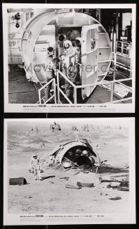 8w951 COUNTDOWN 2 8x10 stills 1968 Robert Altman, spaceman James Caan in great adventure of century!