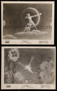 8w958 FANTASIA 2 8x10 stills R1956 great images of Diana with bow and her deer, fairy & spiderweb!