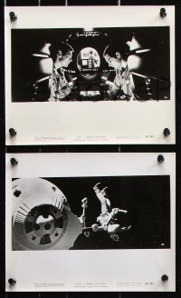 8w613 2001: A SPACE ODYSSEY 8 8x10 stills 1968 Stanley Kubrick, cool images in Cinerama format!