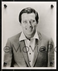 8w853 ANDY WILLIAMS 4 8x10 stills 1960s-1970s great smiling portrait of the singer!