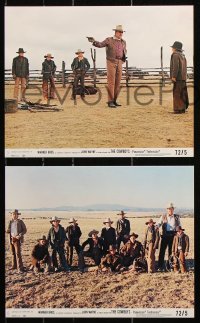 8w139 COWBOYS 5 8x10 mini LCs 1972 big John Wayne instructs young boys to become real men!