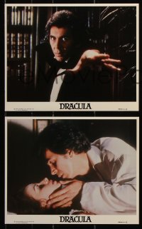 8w163 DRACULA 3 8x10 mini LCs 1979 Bram Stoker, great images of vampire Frank Langella!