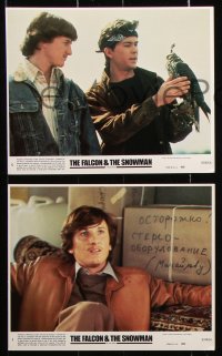 8w053 FALCON & THE SNOWMAN 8 8x10 mini LCs 1985 Sean Penn, Timothy Hutton, John Schlesigner directed