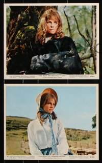 8w026 FAR FROM THE MADDING CROWD 9 color 8x10 stills 1968 Julie Christie, John Schlesinger classic!