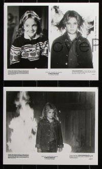 8w487 FIRESTARTER 11 8x10 stills 1984 creepy 8 year-old Drew Barrymore, David Keith, George C Scott