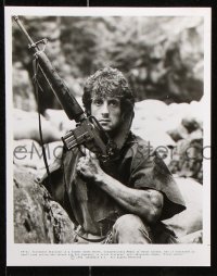 8w960 FIRST BLOOD 2 8x10 stills 1982 Sylvester Stallone as John Rambo, Brian Dennehy!