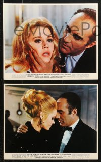 8w011 GAME IS OVER 11 color 8x10 stills 1967 Roger Vadim's La Curee, Jane Fonda, Peter McEnery!