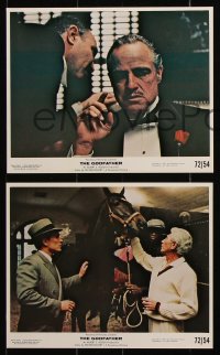 8w155 GODFATHER 4 color 8x10 stills 1972 Al Pacino, James Caan, Marlon Brando, Francis Ford Coppola!