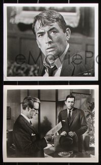 8w529 GREGORY PECK 10 8x10 stills 1940s-1960s portraits of the actor in a variety of roles!