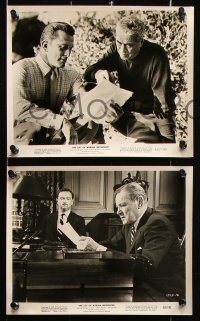 8w279 LIST OF ADRIAN MESSENGER 21 8x10 stills 1963 Douglas, Lancaster, Mitchum, director candid!