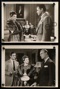 8w834 PHILO VANCE'S GAMBLE 5 7.25x10 stills 1947 detective Alan Curtis, Terry Austin, film noir!