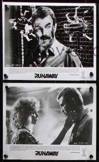 8w409 RUNAWAY 14 8x10 stills 1984 Tom Selleck, Gene Simmons, directed by Michael Crichton!