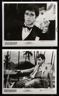 8w672 SCARFACE 8 8x10 stills 1983 Al Pacino as Tony Montana, Mastrantonio, De Palma!
